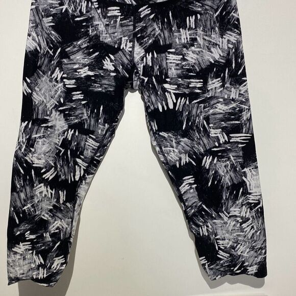 Calvin Klein Women's White Black Quick Dry Performance Leggings Size Large - Picture 2 of 8